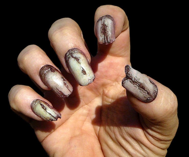 Prosthetic Zombie fingernails